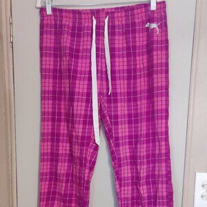 Vintage Y2k Victoria's Secret Pink Wide Leg Pajama Pants